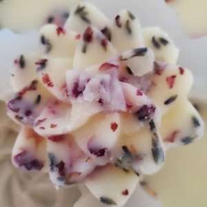 Rosemary Lillies Lotion Bars Heart Shaped